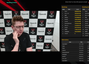 An OpenAI AI model finished second in the AtCoder Heuristics World Finals