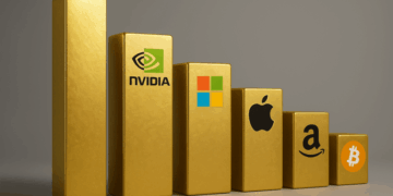 Bitcoin Climbs to No. 6 Spot Among Global Market Giants; Closes in on Amazon