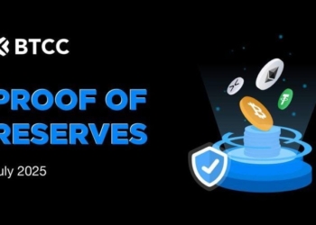 BTCC Exchange Reports 132% Total Reserve Ratio With Ethereum Leading at 170% in July 2025