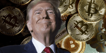 Trump Takes Victory Lap on Nasdaq, Crypto Going ‘Through the Roof’
