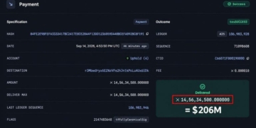 $206M in XRP Just Left an Uphold Wallet. Here’s What Happened Next