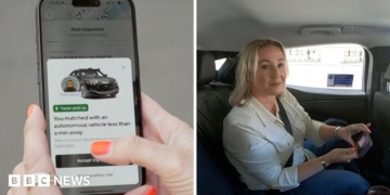 Watch: BBC travels in self-driving Uber around London
