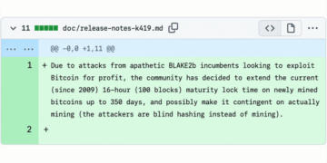 BLAKE2b Bitcoin Fork Wants Miners to Wait 45 Days to Touch Their Coins