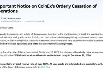 Coinex Is Closing After 9 Years, and Its Founder Won’t Sell It