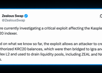 Kasplex KRC-20 Indexer Signature Bypass Drains Two Token Pools