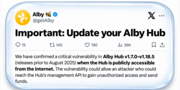 Lightning Security Alert: Alby Reveals Critical Hub Vulnerability