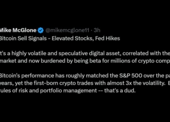 McGlone Warns SPX Pullback Could Send Bitcoin Price to $10K