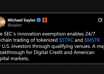 Saylor Says SEC Exemption Puts Tokenized MSTR and STRC Onchain 24/7