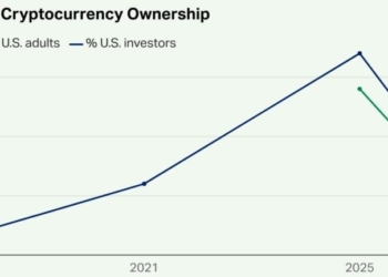 US Crypto Ownership Falls to 11% as 63% of Investors See High Risk