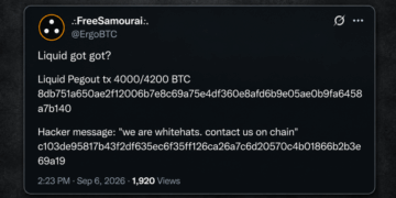 ‘We Are Whitehats’: Nearly 4,000 BTC Drained From Blockstream’s Liquid Peg